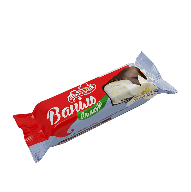 Глазурований сирок ванільний 23% 36гр Любимчик